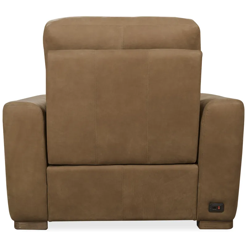 Living Your Way Optimus Small Power Recliner with  Power Headrest