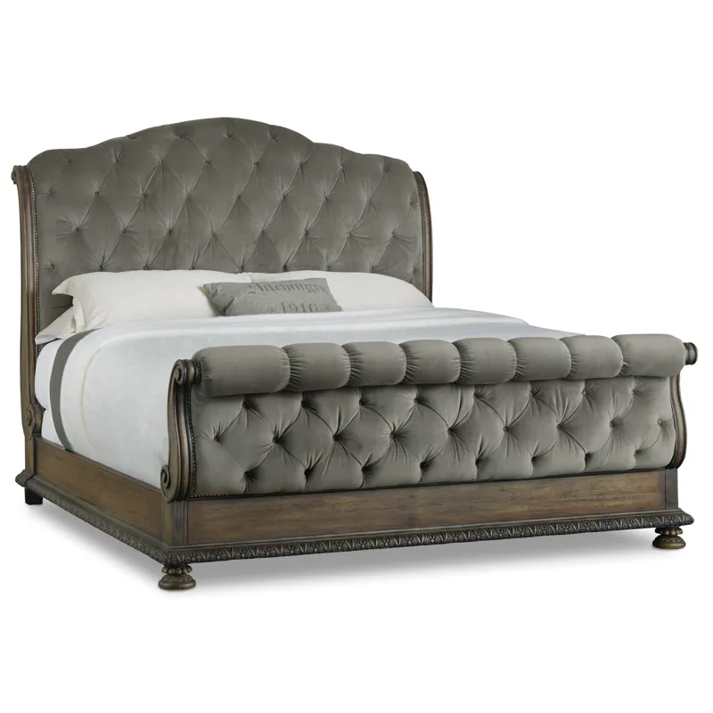 Rhapsody King Tufted Bed Silhouette