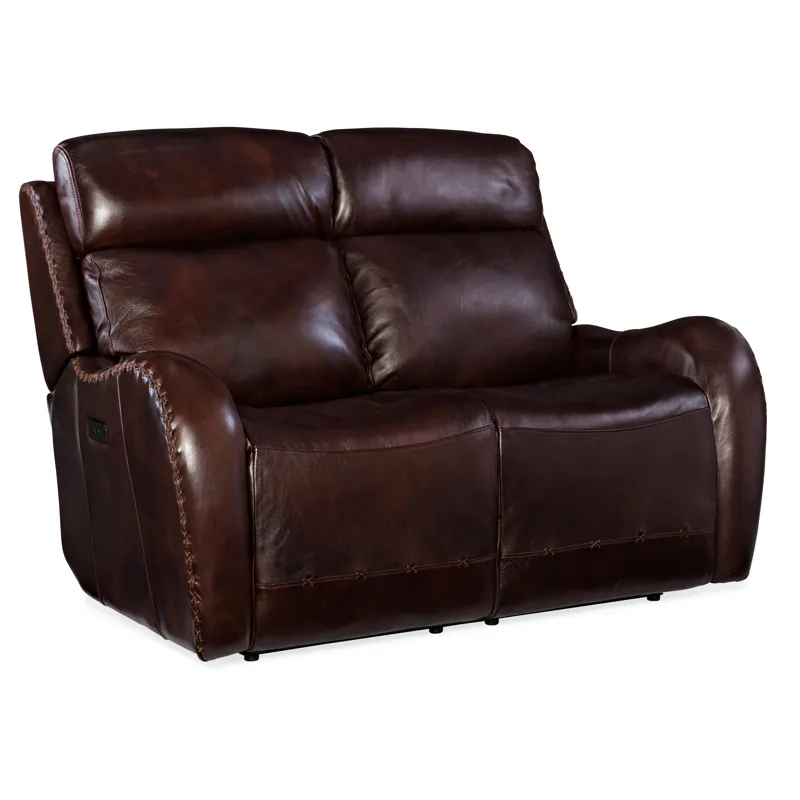 Chambers Power Recliner Loveseat w/ Power Headrest Silhouette