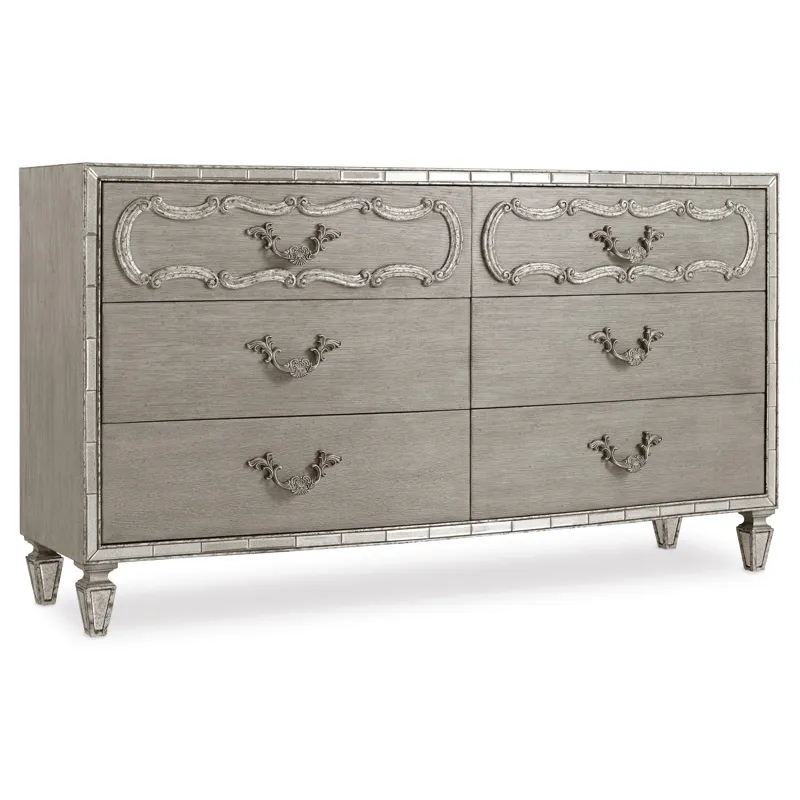 Sanctuary Six-Drawer Dresser Silhouette