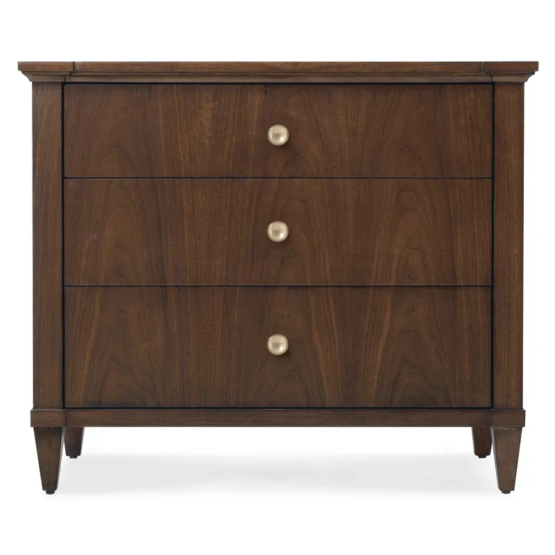 Archives Three-Drawer Nightstand