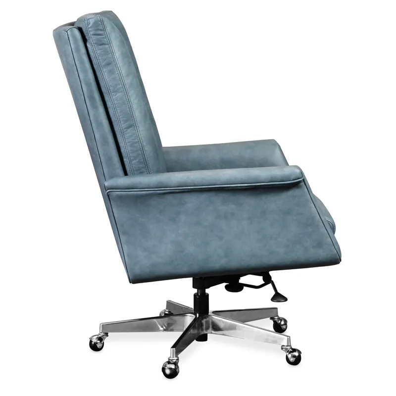 Tycoon Executive Swivel Tilt Chair w/ Metal Base Silhouette