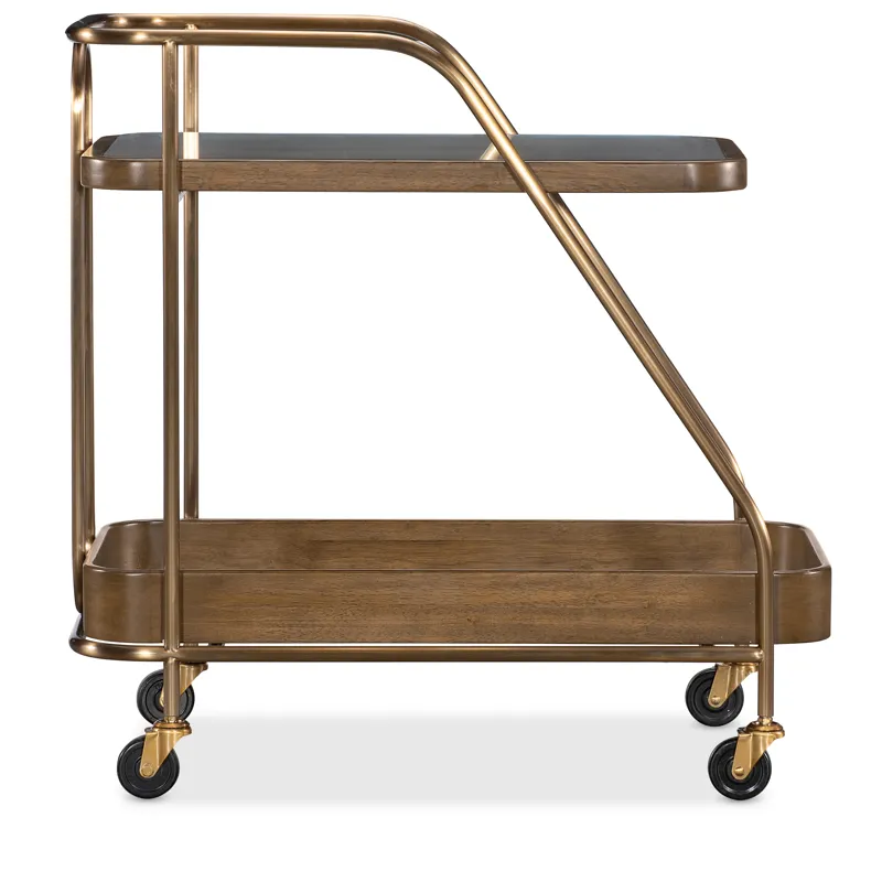 Commerce and Market Walnut Wine and Bar Cart