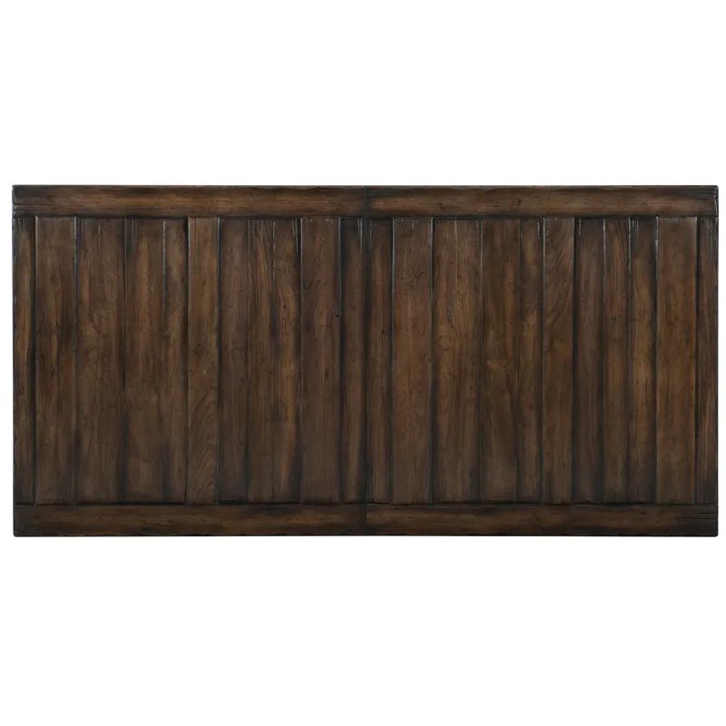 Roslyn County Trestle Dining Table w/2 21in leaves Silhouette