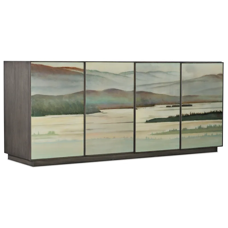 Melange Maya Four-Door Credenza Silhouette