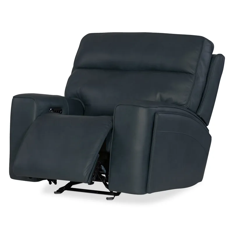 Hooker Ready-Made Upholstery Riverton Power Gliding Recliner with Power Headrest and Lumbar
