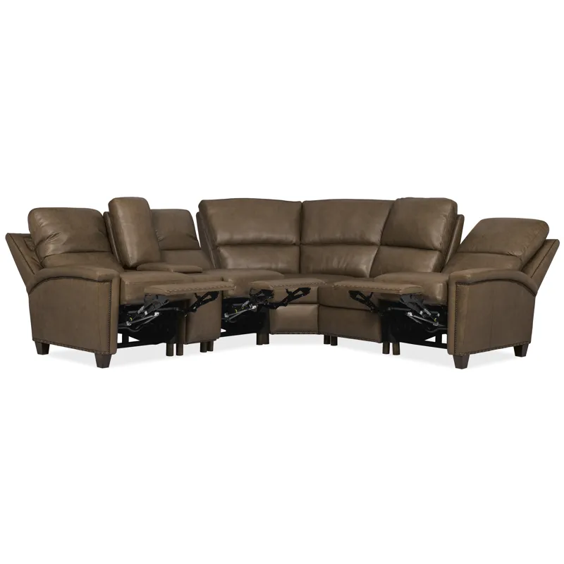Hooker Ready-Made Upholstery Julian Six-Piece Reclining Sectional