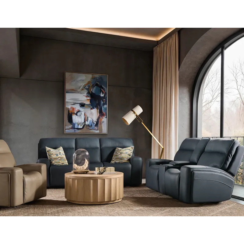 Riverton Power Sofa with Power Headrest and Lumbar