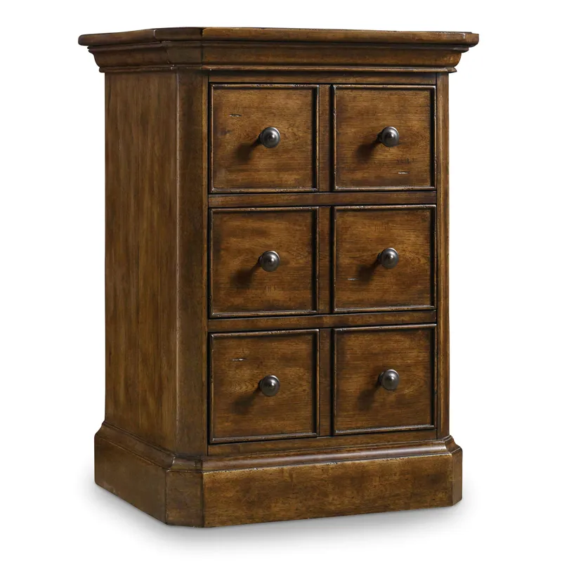 Archivist Three-Drawer Telephone Table Silhouette