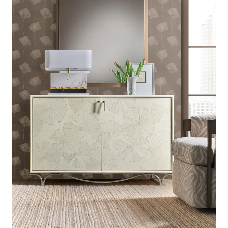 Melange White Lotus Hall Chest