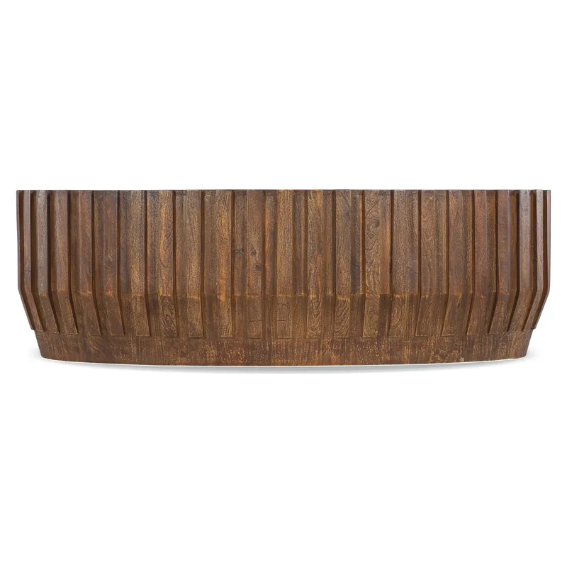 Commerce and Market Gears Oval Cocktail Table