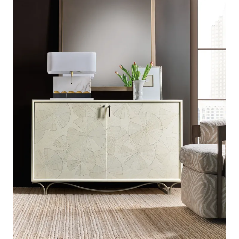Melange White Lotus Hall Chest