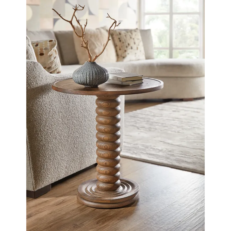 Commerce and Market Spindle Accent Table