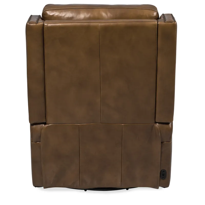 Hooker Ready-Made Upholstery Collier Power Swivel Glider Recliner