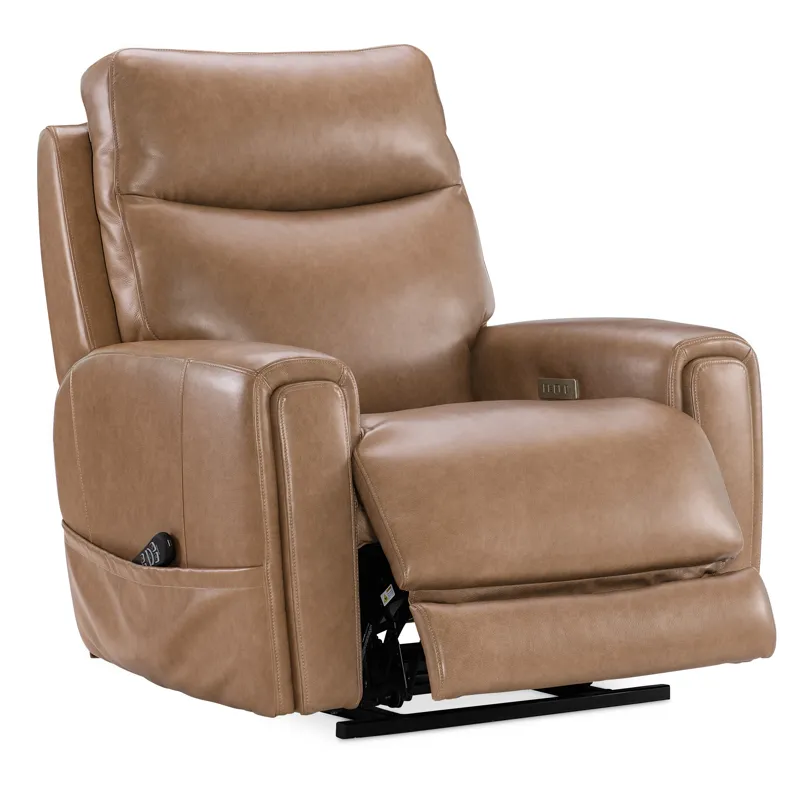 Hooker Ready-Made Upholstery Raze Lift Chair with Power Recline, Power Headrest, Lumbar, Heat and Massage