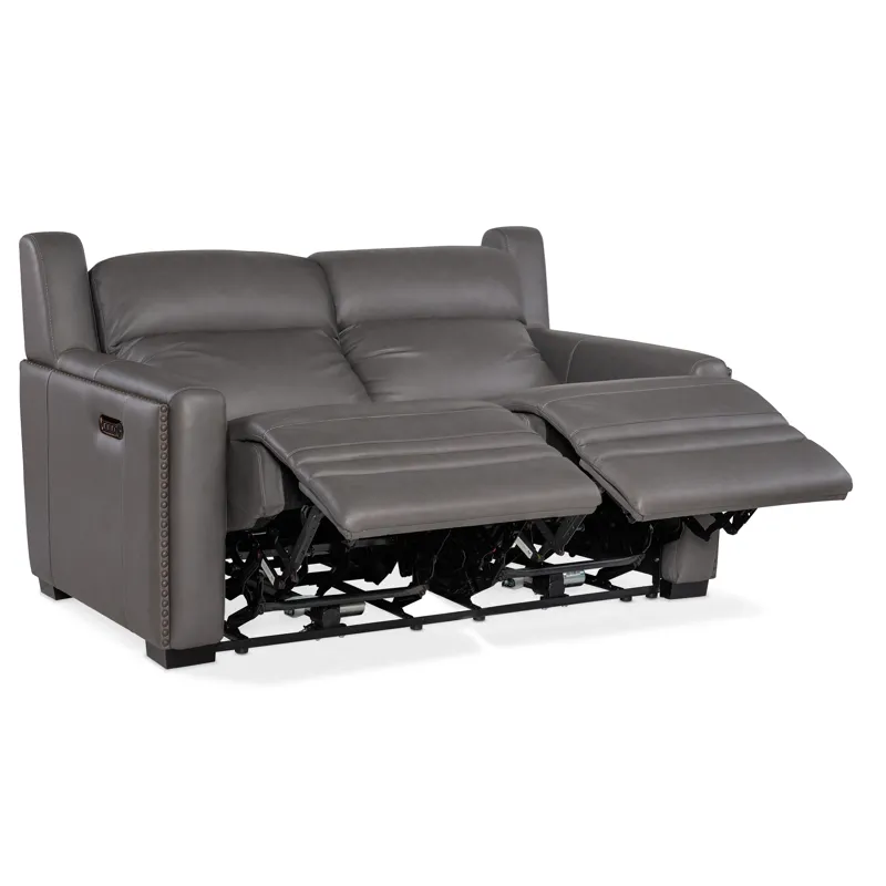 McKinley Power Loveseat with Power Headrest & Lumbar Silo