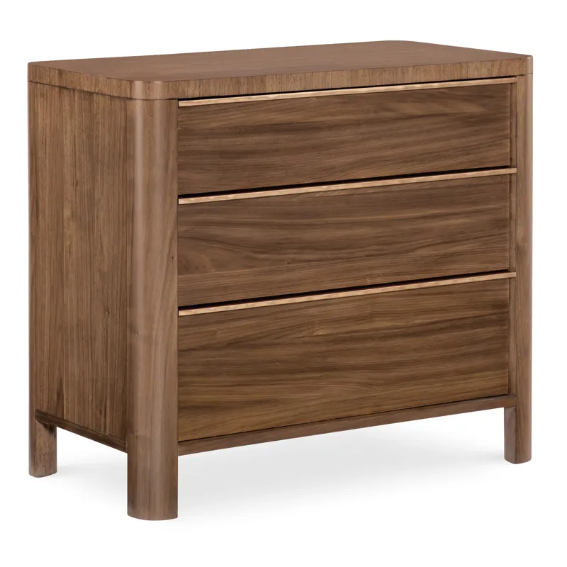 Eleana Three Drawer Nightstand
