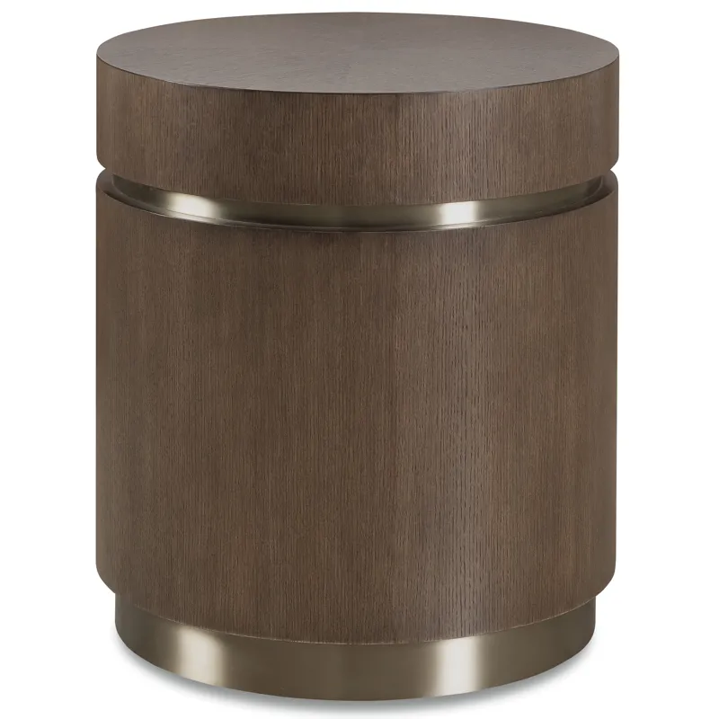 Commerce and Market Roll With It Round End Table