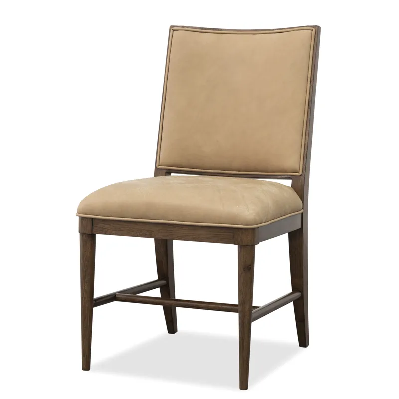 Cashiers Dining Side Leather Chair