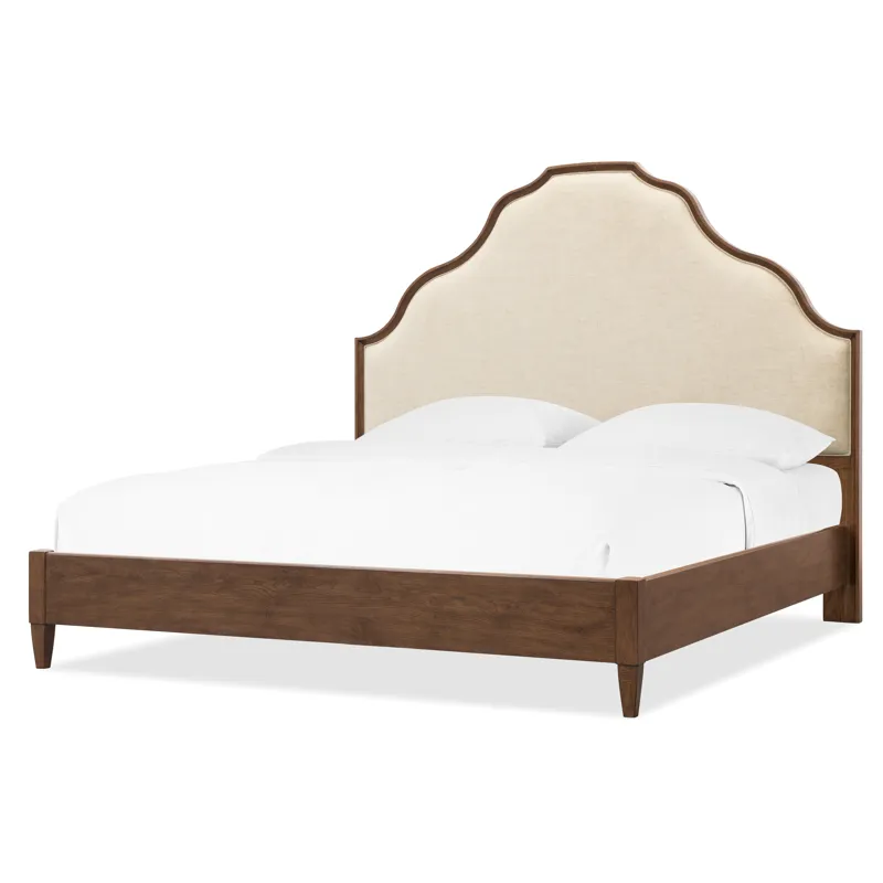 Cashiers King Upholstered Panel Bed