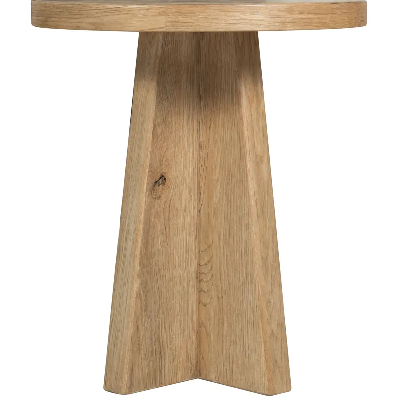 Driftwood Round End Table