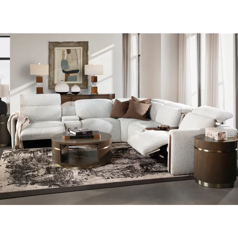 Commerce and Market Roll With It Round Cocktail Table