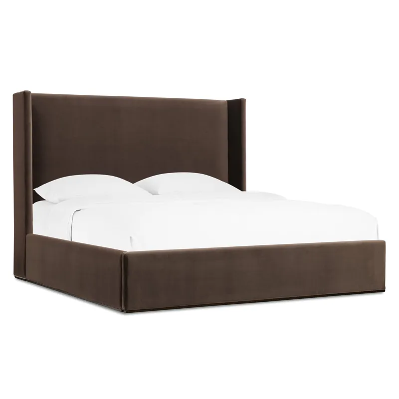 Archives California King Upholstered Panel Bed