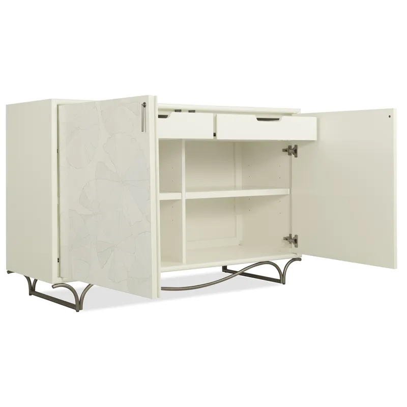 Melange White Lotus Hall Chest