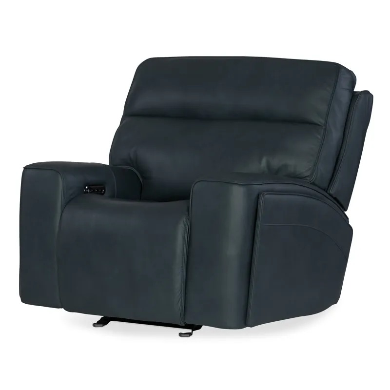 Hooker Ready-Made Upholstery Riverton Power Gliding Recliner with Power Headrest and Lumbar