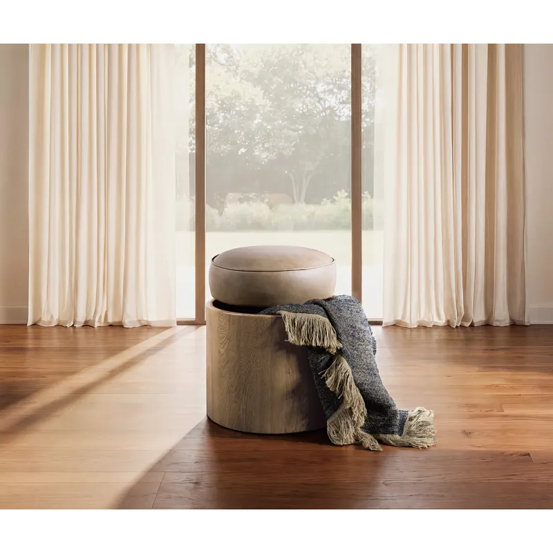Hooker Ready-Made Upholstery Chloe Swivel Footstool