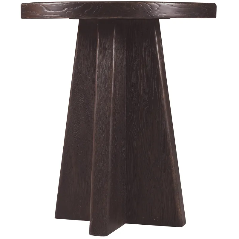 Driftwood Round End Table