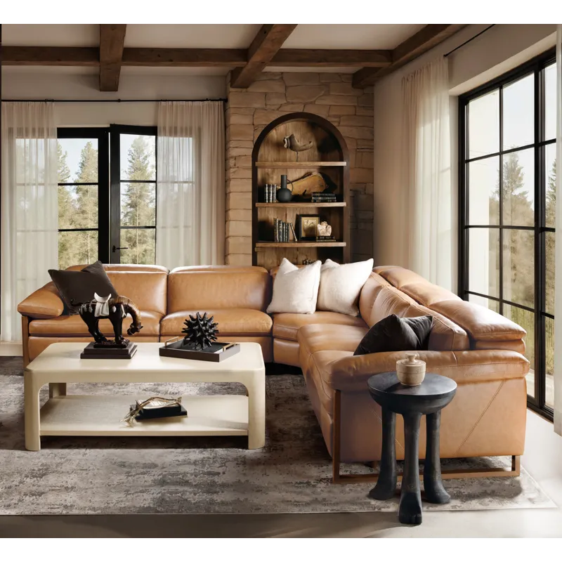 Hooker Ready-Made Upholstery Jericho Five-Piece Power Reclining Sectional
