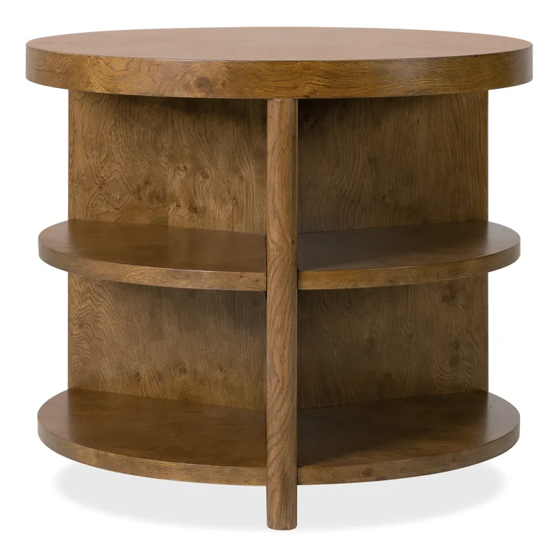 Melange Mulholland Round End Table