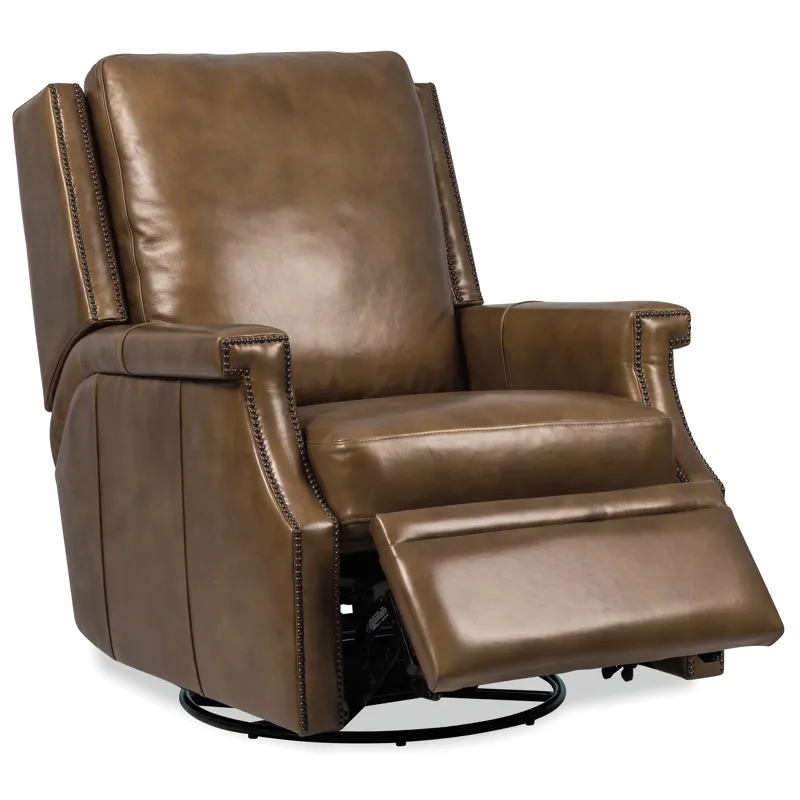 Hooker Ready-Made Upholstery Collier Power Swivel Glider Recliner