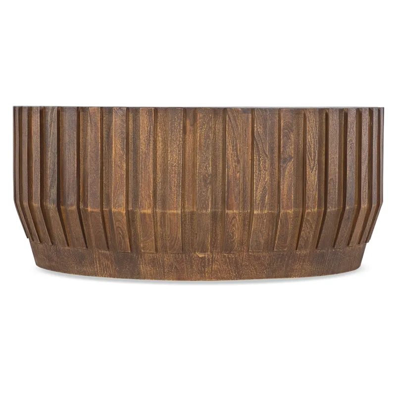 Commerce and Market Gears Round Cocktail Table