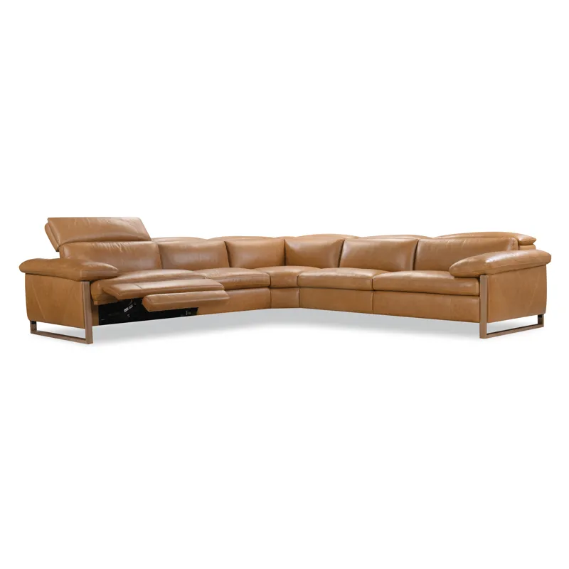 Hooker Ready-Made Upholstery Jericho Five-Piece Power Reclining Sectional