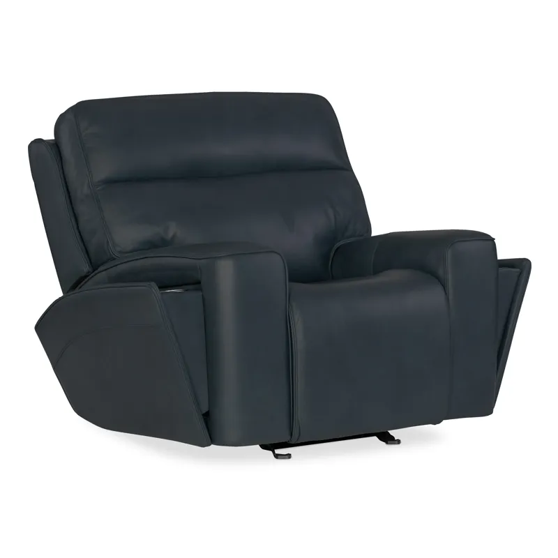 Hooker Ready-Made Upholstery Riverton Power Gliding Recliner with Power Headrest and Lumbar