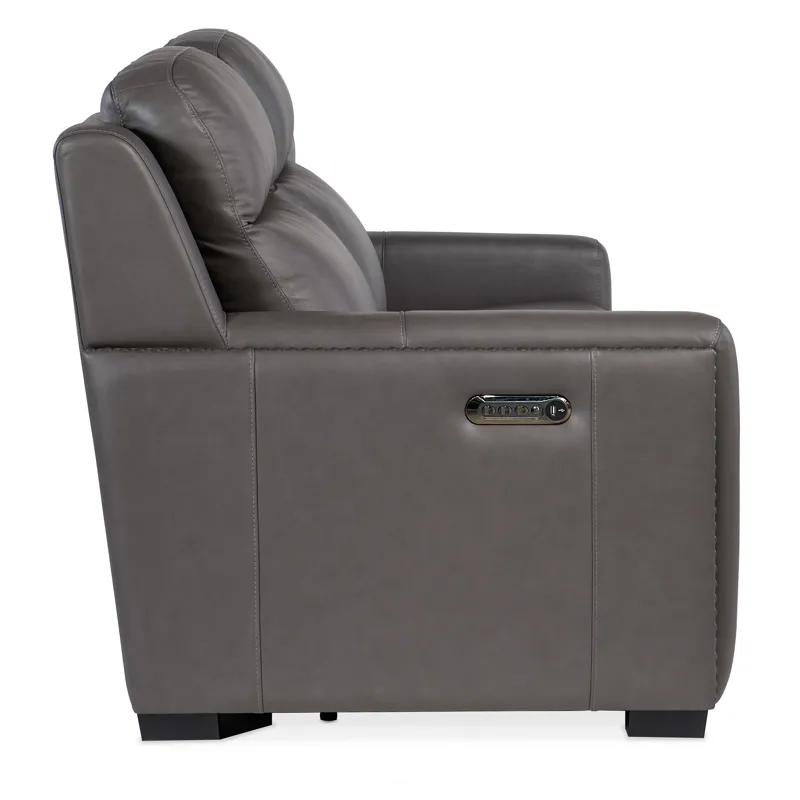 McKinley Power Loveseat with Power Headrest & Lumbar Silo