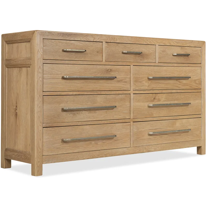 Driftwood Nine-Drawer Dresser