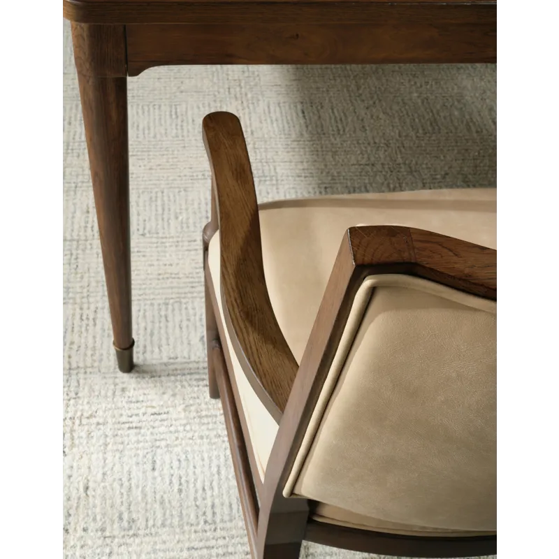 Cashiers Arm Leather Chair