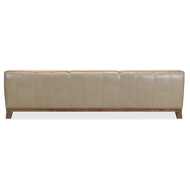Prosper Grand Leather Stationary Sofa Silhouette