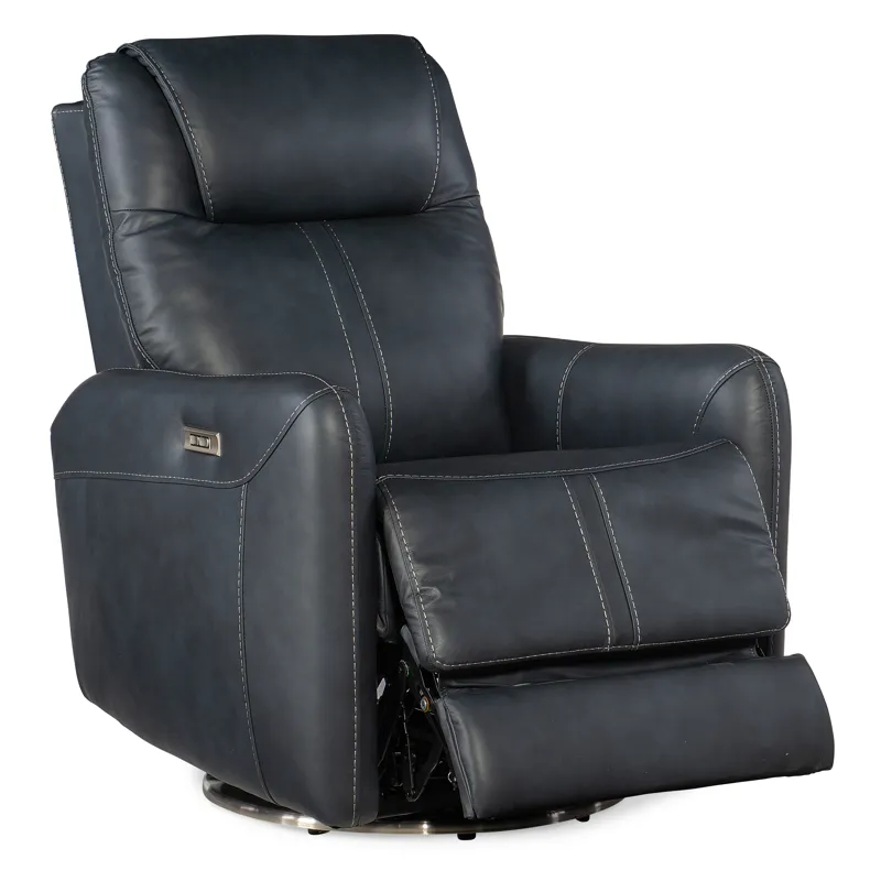 RC Steffen Swivel Power Recliner with Power Headrest