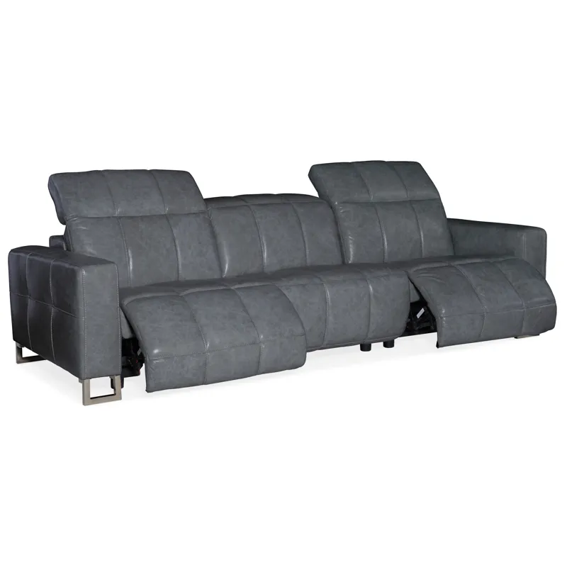 Giancarlo Power Recline Sofa w/ Power Headrest Silhouette