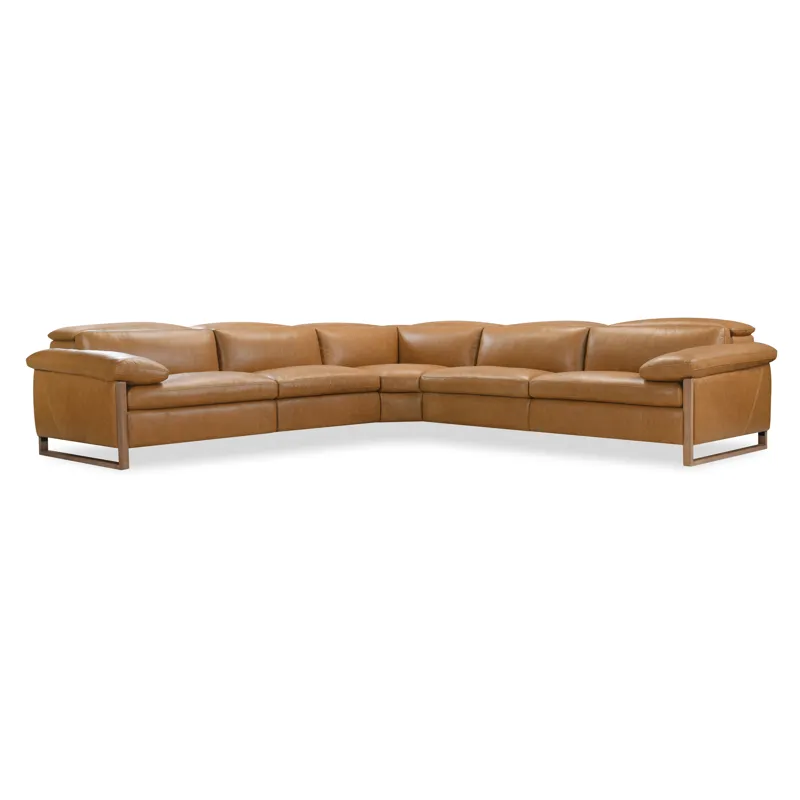 Hooker Ready-Made Upholstery Jericho Five-Piece Power Reclining Sectional