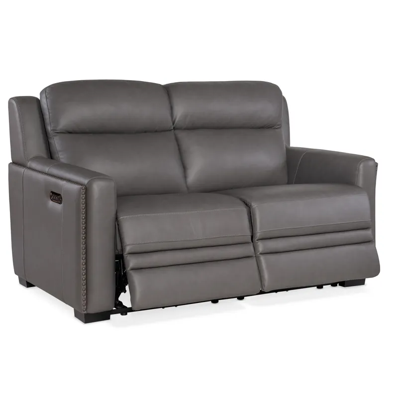 McKinley Power Loveseat with Power Headrest & Lumbar Silo
