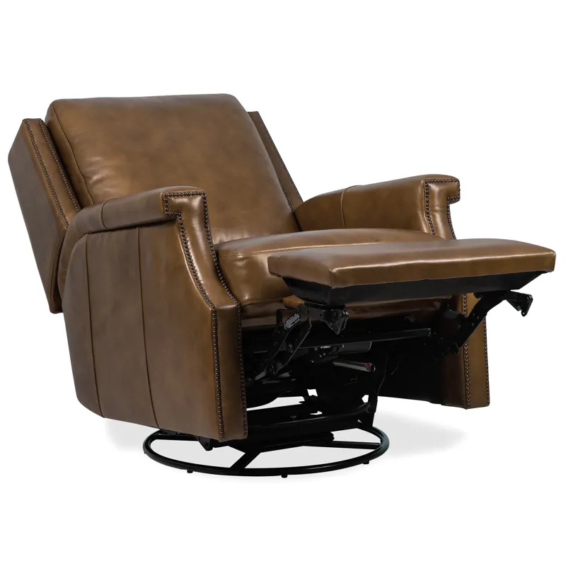 Hooker Ready-Made Upholstery Collier Power Swivel Glider Recliner