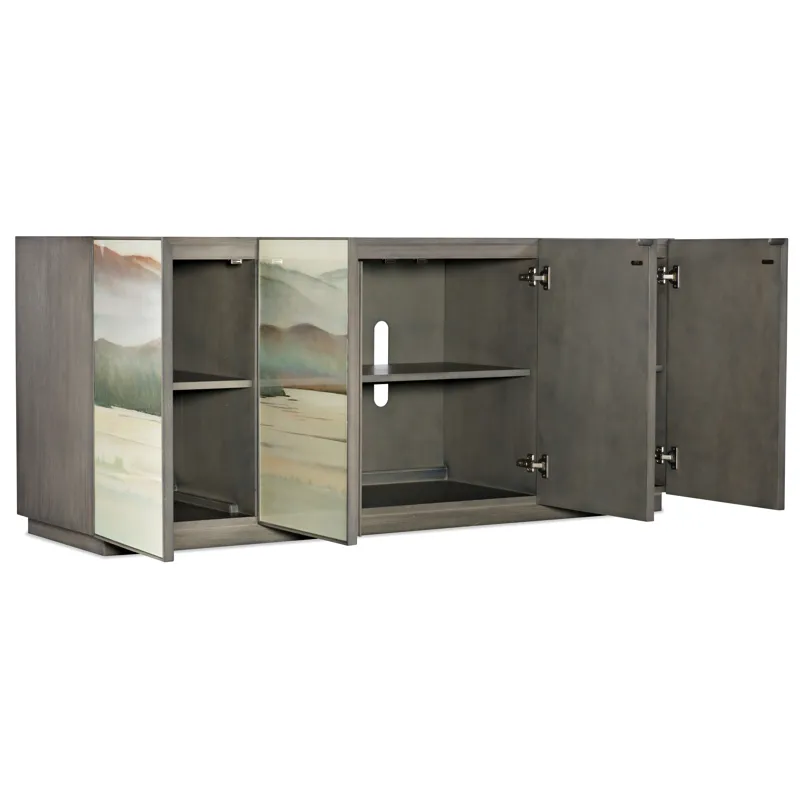 Melange Maya Four-Door Credenza Silhouette