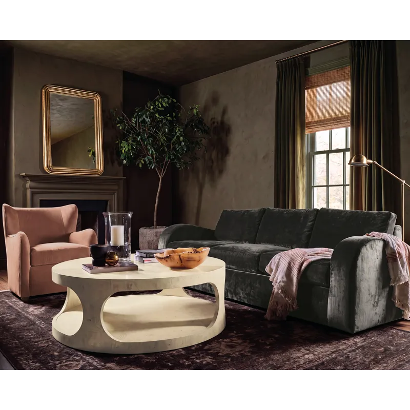 Archives Round Cocktail Table