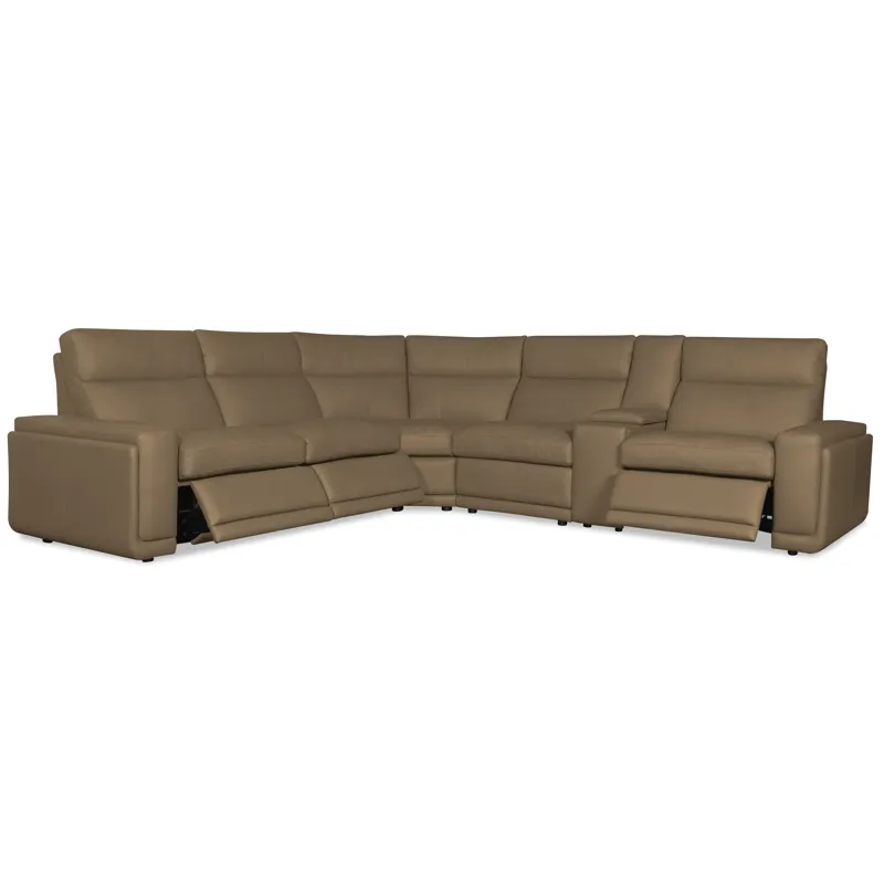 Hooker Ready-Made Upholstery Simone Six-Piece Power Reclining Sectional