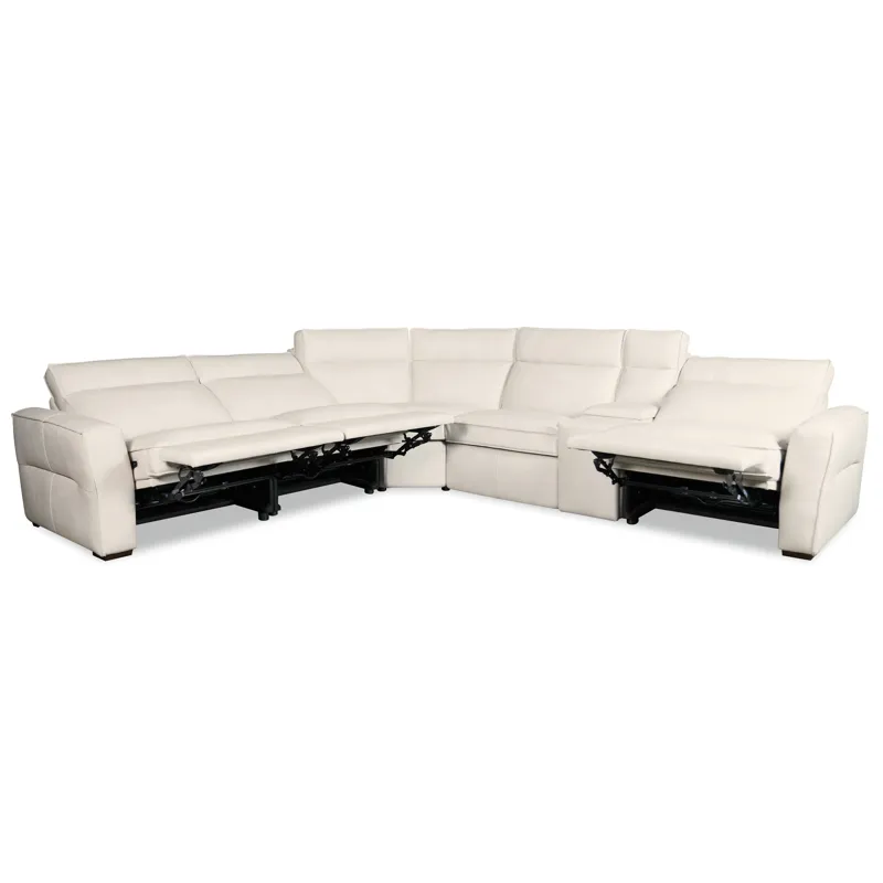Hooker Ready-Made Upholstery Vann Six-Piece Power Sectional